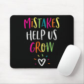 Wachstum Mindset zurück zum Schullehrer St Mousepad (Mit Mouse)