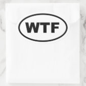 WACHSTUM OVALER AUFKLEBER (Tasche)