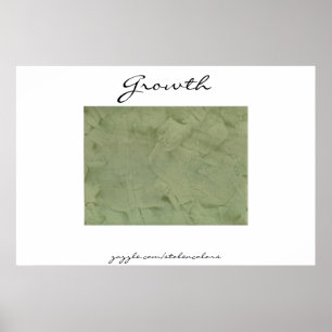 Wachstum Poster
