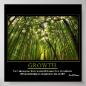 Wachstum Poster (Vorne)
