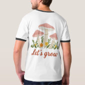 Wachstum T-Shirt (Schwarz voll)