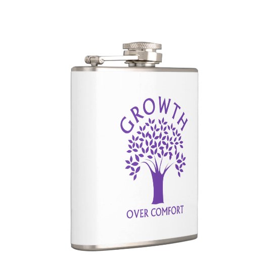 Wachstum über Komfort Flachmann (Rechts)