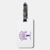 Wachstum über Komfort Gepäckanhänger (Rückseite vertikal)