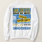 WACHSTUM UND CHANCE SWEATSHIRT (Design Rückseite)