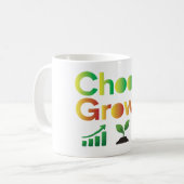 Wachstum wählen kaffeetasse (Vorderseite Links)