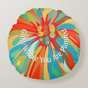 Wachstum, wo Sie gepflanzt Chrysanthemum Rundes Kissen