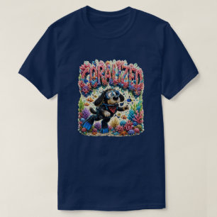 Wachstums-Blumen-Hund-T-Shirt für Pflanzenliebhabe T-Shirt