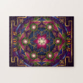 Wachstums-Mandala-Puzzlespiel durch Rachel C. Puzzle (Horizontal)