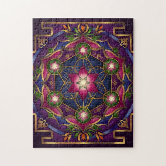 Wachstums-Mandala-Puzzlespiel durch Rachel C. Puzzle (Vertikal)