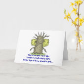 Wachstums-Ring-Geburtstag Karte (Gelbe Blume)