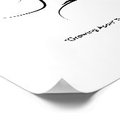 Wachstumsanteil Poster (Ecke)