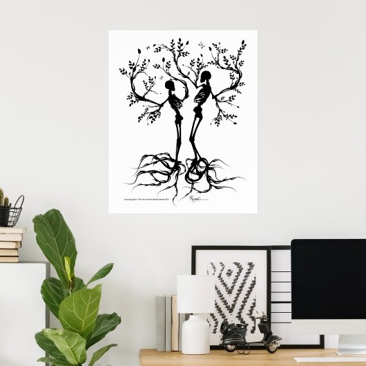 Wachstumsanteil Poster (Heimbüro)