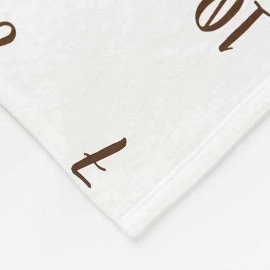 Wachstumsbeobachter - Weißblüten zweigt Meilenstei Fleecedecke (Ecke)