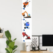 Wachstumsdiagramm für den niedlichen Cartoon Poster (Heimbüro)