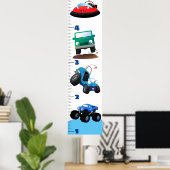 Wachstumsdiagramm für den niedlichen Cartoon Poster (Heimbüro)