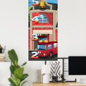 Wachstumsdiagramm für Feuerronden Poster (Heimbüro)