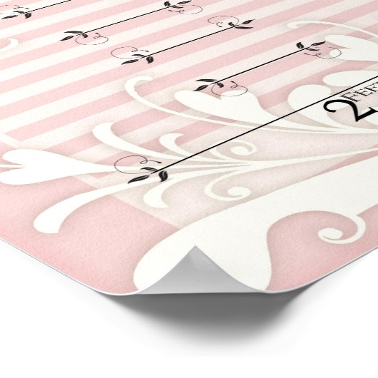 Wachstumsdiagramm - Unsere Princess Herbst Wirbel Poster (Ecke)