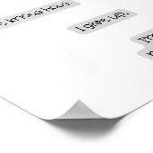 Wachstumsgedächtndes Poster, Dekoration im Klassen (Ecke)