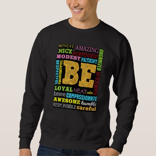 Wachstumsgeist Lehrer positiv denken Sweatshirt (Vorderseite)