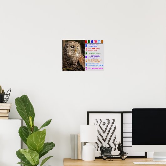 Wachstumsgestänge Poster (Heimbüro)