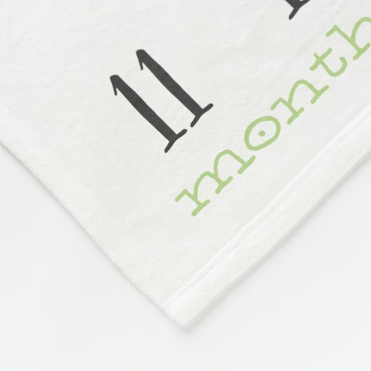 Wachstumsleiter - Boho Wasserfarbe mit Rose Fleecedecke (Ecke)