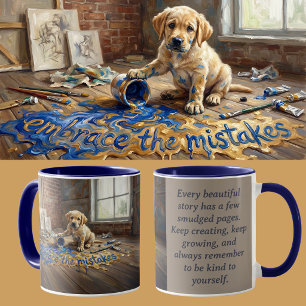 Wachstumsmentalität Hund Animalcore-Therapie-Kunst Tasse