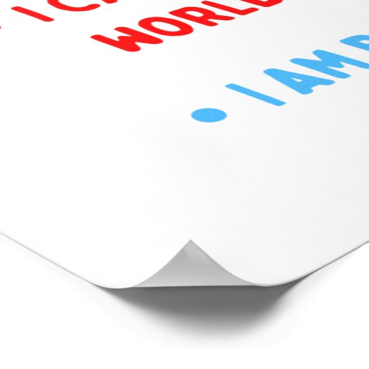 Wachstumsmindest-Affirmations-Poster Poster (Ecke)