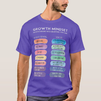 Wachstumsorientierung Reframing Thinkings Motivati T-Shirt