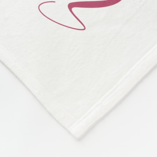 Wachstumspur - Meilenstein - Aquarellfarben - Blum Fleecedecke (Ecke)