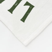 Wachstumspur - Meilenstein - Sukkulärer Kranz Fleecedecke (Ecke)