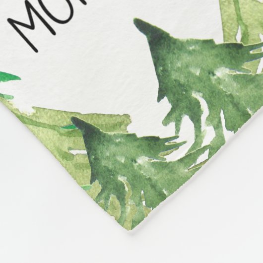 Wachstumspur - Meilenstein - Wald Fleecedecke (Ecke)