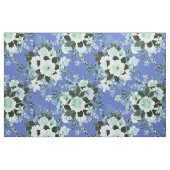WACHSTUMSPURT Periwinkle Blue Floral Stoff (Fat Quarter (45,7 x 55,9 cm))