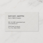 Wachstumssymbol | Social Media Marketing Visitenkarte (Rückseite)