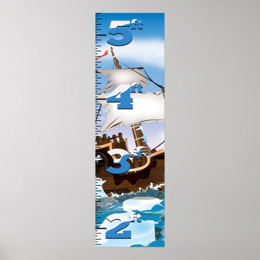 Wachstumstabelle für Eisbrecher Poster (Vorne)