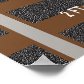 Wachstumstabelle für Eisenbahnstrecken Poster (Ecke)