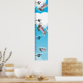 Wachstumstabelle für Flugzeug Poster (Küche)