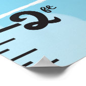 Wachstumstabelle für Flugzeug Poster (Ecke)