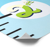 Wachstumstabelle für Flugzeug Poster (Ecke)