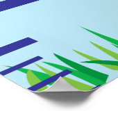 Wachstumstabelle für Heißluftballonen Poster (Ecke)