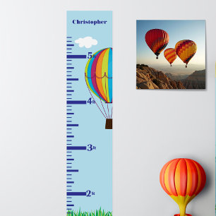 Wachstumstabelle für Heißluftballonen Poster