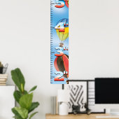 Wachstumstabelle für Luftballons Poster (Heimbüro)