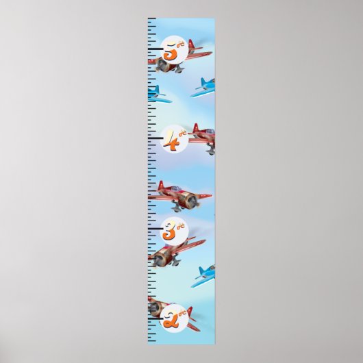 Wachstumstabelle für Luftfahrzeuge Poster (Vorne)