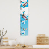 Wachstumstabelle für Luftfahrzeuge Poster (Küche)