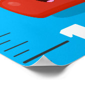 Wachstumstabelle für niedliche Cartoon Poster (Ecke)