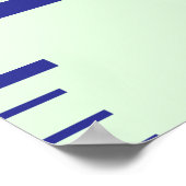 Wachstumstabelle für Tulips und Milchprodukte Poster (Ecke)