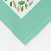 Wachsweise Uhenkunst Fleecedecke (Ecke)