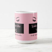 Wachte wie diese Eyelashes-Tasse mit Kaffeetasse (Mittel)