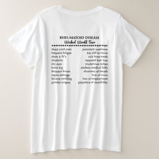 Wachte wie dieser Konzertart-T - Shirt bis zu 4X (Design Rückseite)