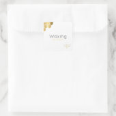 Wachtechniker/Ästhetiker der Honigbiene Quadratischer Aufkleber (Tasche)