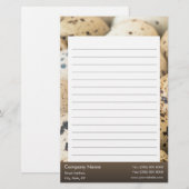 Wachteier Briefpapier (Vorne/Hinten)